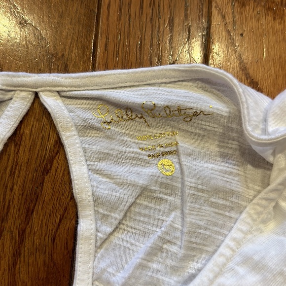 Lilly Pulitzer White Florabelle Top - Picture 5 of 6